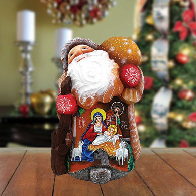 Joy to the World Hand-Painted WOODCARVED Masterpiece by G. DeBrekht - Nativity Holiday Decor - 821513 *** PRE-ORDER - Handmade Just for You! ***