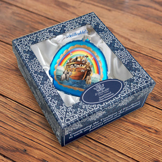 Noah's Arch Rainbow Glass Ornament by G. Debrekht - Christmas Decor - 756-022