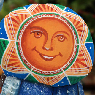 Sunshine Santa Hand-Painted WOODCARVED Masterpiece by G. DeBrekht - Christmas Decor - 821367 *** PRE-ORDER - Handmade Just for You! ***