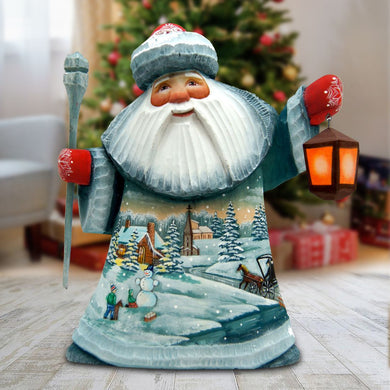 Nordic Village Santa Hand-Painted WOODCARVED Masterpiece by G. DeBrekht - Christmas Decor - 821480 *** PRE-ORDER - Handmade Just for You! ***