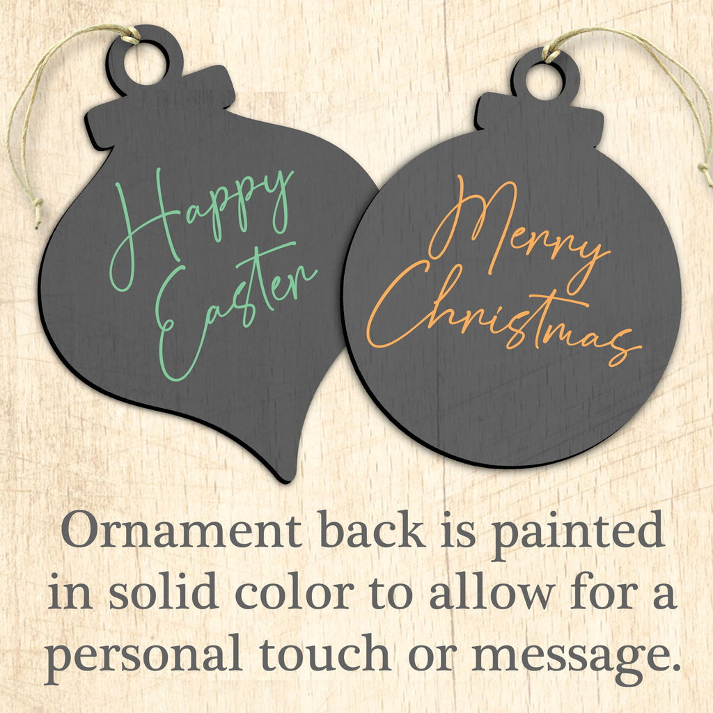 Horse Wooden Ornaments by G. DeBrekht - Wildlife Holiday Decor - 8198155-2