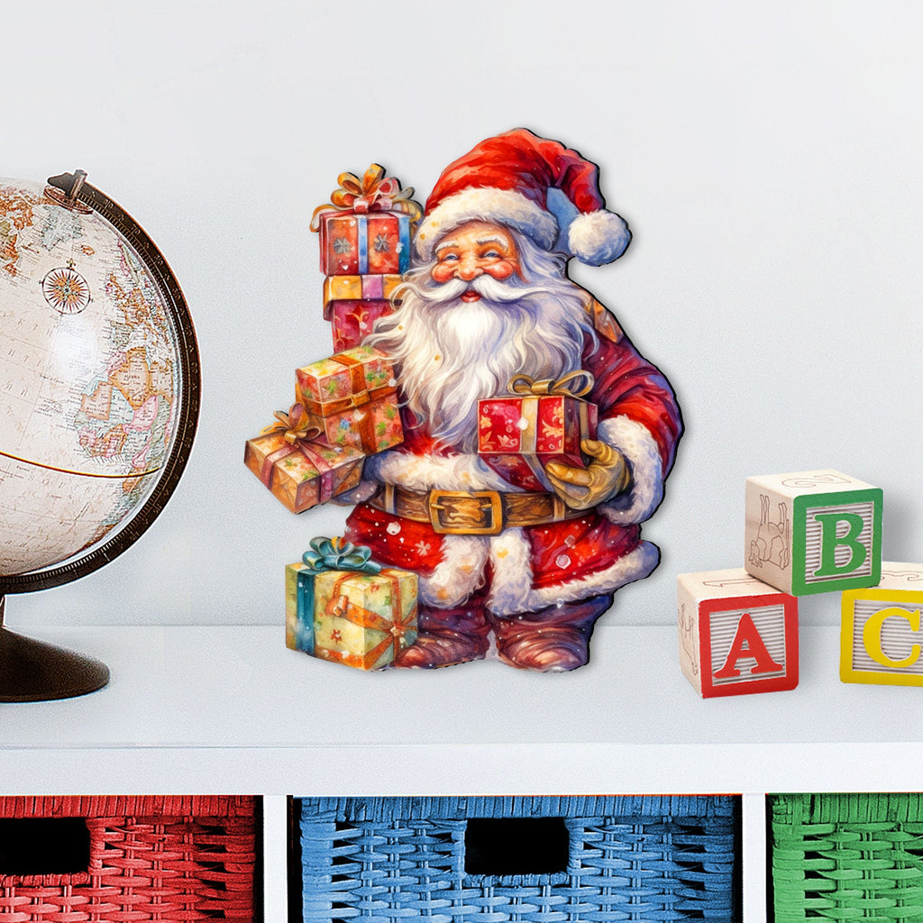 Heartwarming Gifts for All Outdoor Garden Decor Set of 3 by G. Debrekht - Christmas Santa Snowman Decor - 8120130MS3