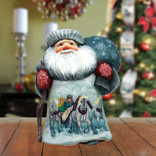Dr. Zhivago Santa Hand-Painted WOODCARVED Masterpiece by G. DeBrekht - Christmas Decor - 2821704 *** PRE-ORDER - Handmade Just for You! ***