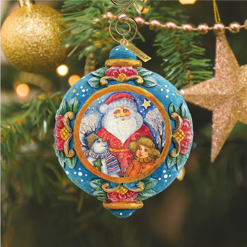 Friendship Sculpted Hand-Painted Christmas Ornament by G. DeBrekht - Christmas Decor - 6102424