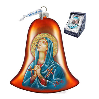 Mary Magdalena Bell Glass Ornament by G. DeBrekht - Nativity Holiday Decor - 752-038