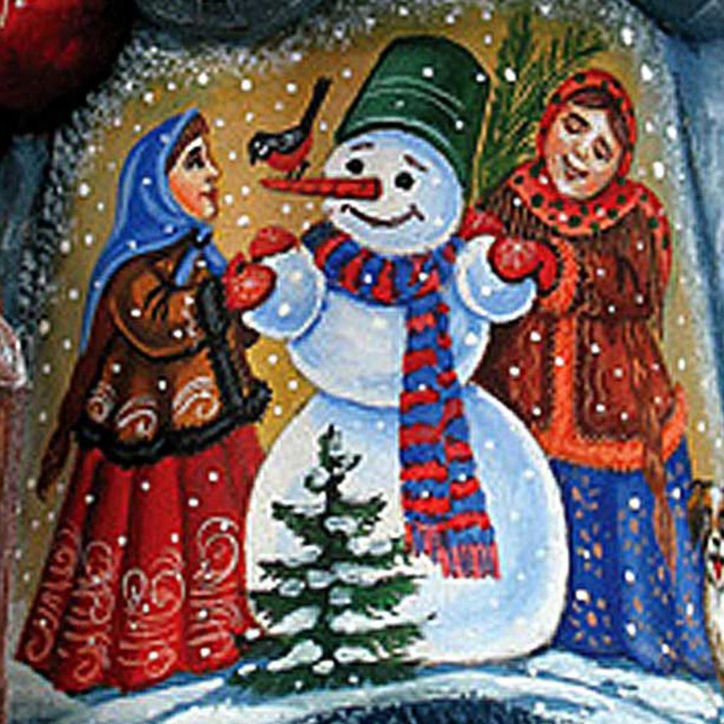 Making a Childhood Friend Hand-Painted WOODCARVED Figurine by G. DeBrekht - Christmas Santa Snowman Decor - 821515 *** PRE-ORDER - Handmade Just for You! ***