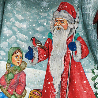 Classic Christmas Santa Hand-Painted WOODCARVED Masterpiece by G. DeBrekht - Christmas Decor - 821458 *** PRE-ORDER - Handmade Just for You! ***