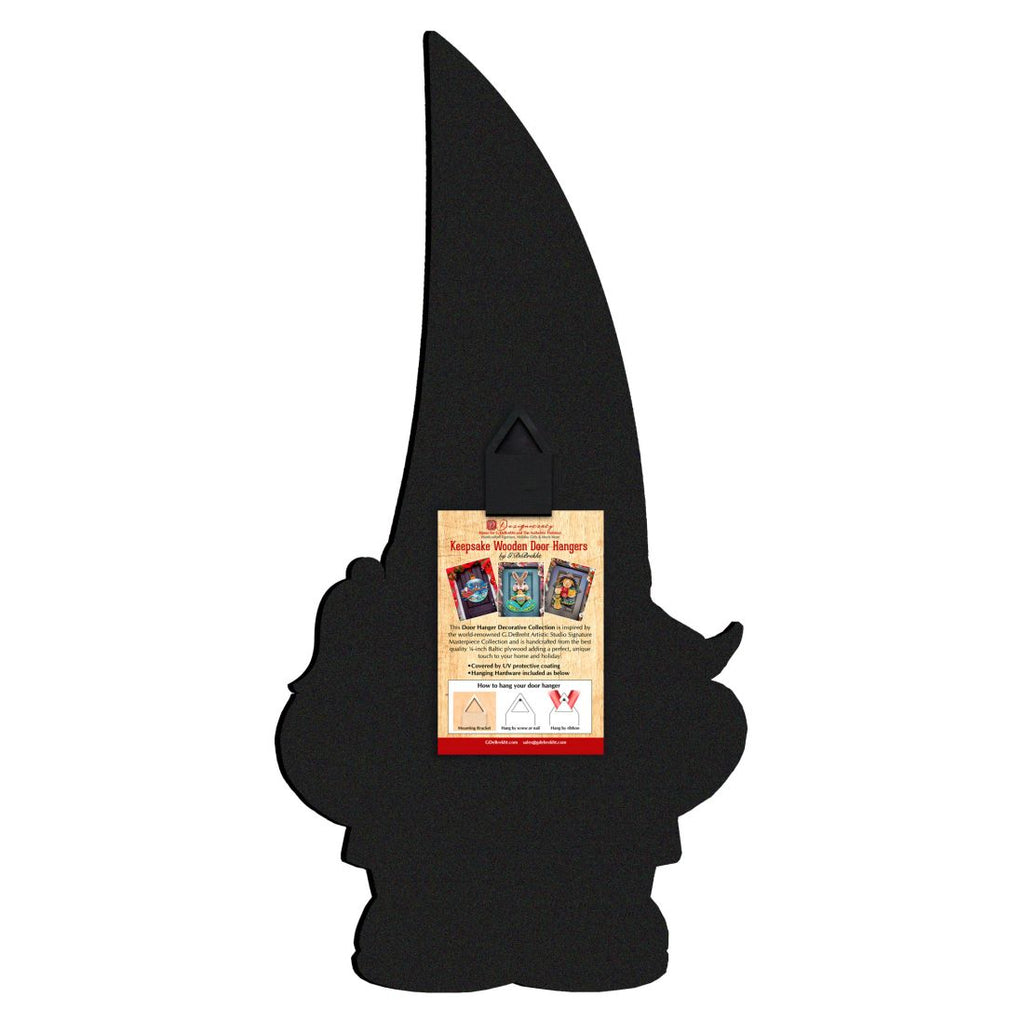 Christmas Gnome Holiday Door Decor by G. DeBrekht - Christmas Decor - 8611012H