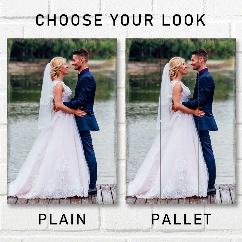 Personalized Gift Circle Photo - Custom Portrait on Wood