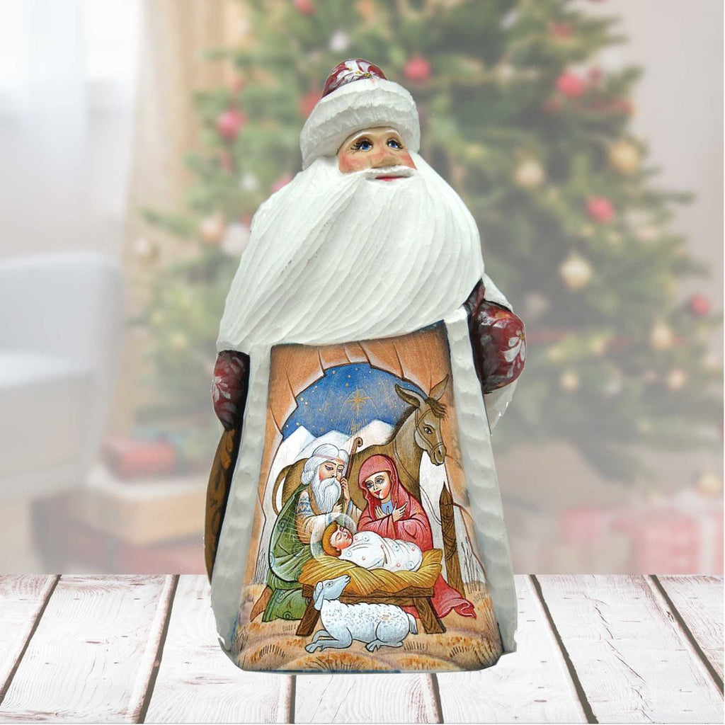 Nativity Story Hand-Painted WOODCARVED Masterpiece by G. DeBrekht - Nativity Holiday Decor - 821540