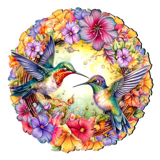 Hummingbirds Holiday Door Decor by G. Debrekht - Christmas Decor - 8652804H