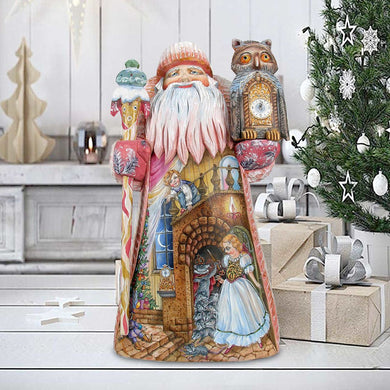 To the rescue Santa Hand-Painted WOODCARVED Masterpiece by G. DeBrekht - Christmas Decor - 241180 *** PRE-ORDER - Handmade Just for You! ***