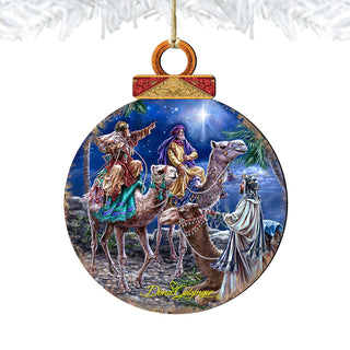 The Magic Wrap Wooden Ornaments by Gelsinger - Nativity Holiday Decor - 8021124-1810