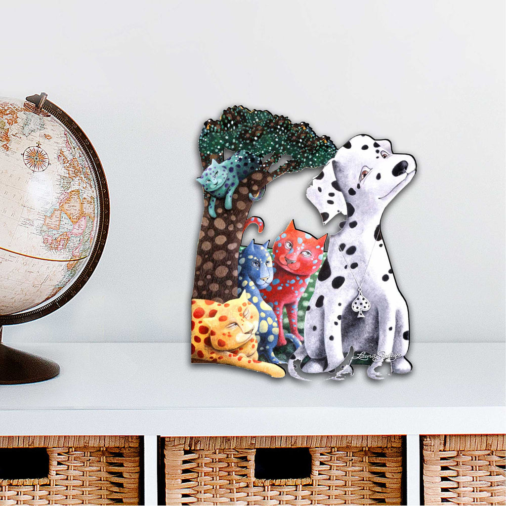 The World We Weave Holiday Door Decor by Laura Seeley - Pets Dog and Cats Decor - 8511013H