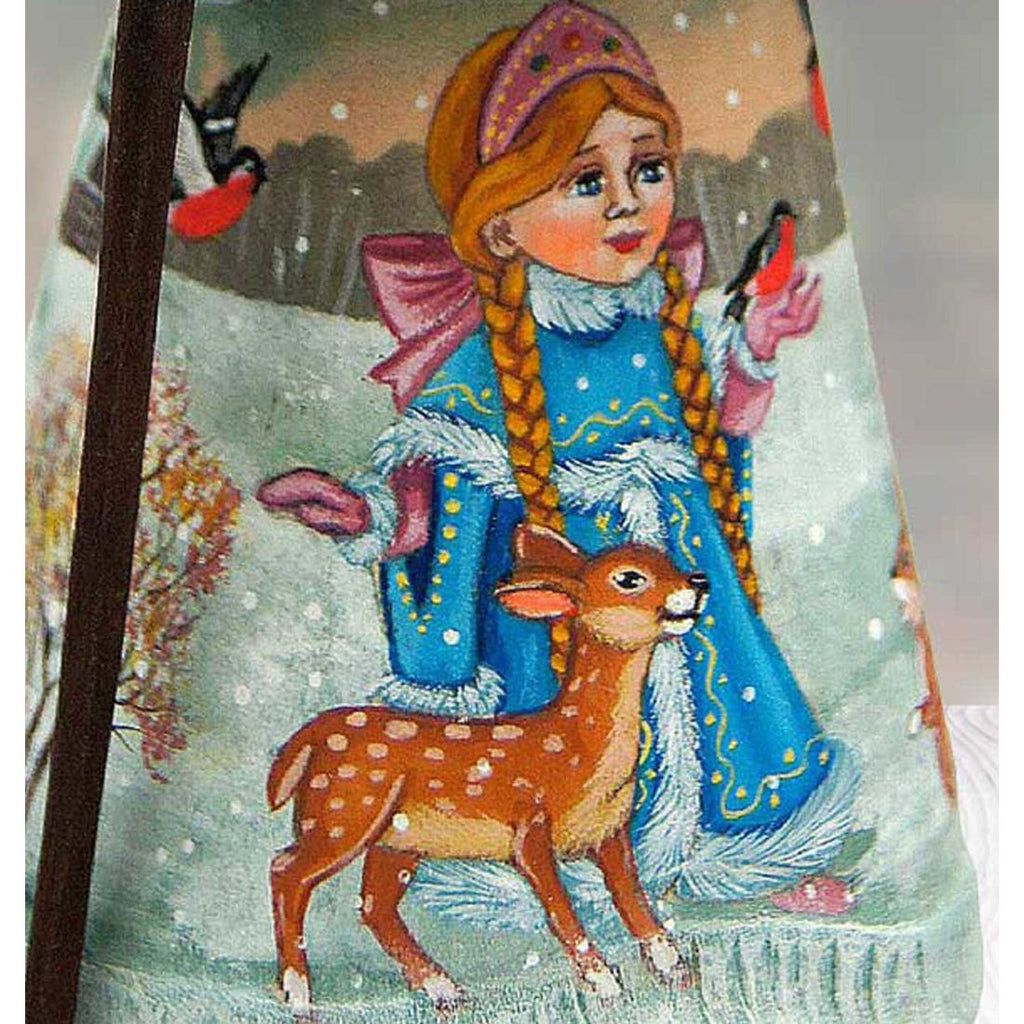 Reindeer Santa Hand-Painted WOODCARVED Masterpiece by G. DeBrekht - Christmas Decor - 82150924 *** PRE-ORDER - Handmade Just for You! ***