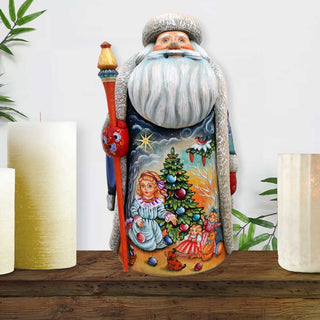the Decoration of the Christmas Tree Hand-Painted WOODCARVED Masterpiece by G. DeBrekht - Christmas Decor - 241121