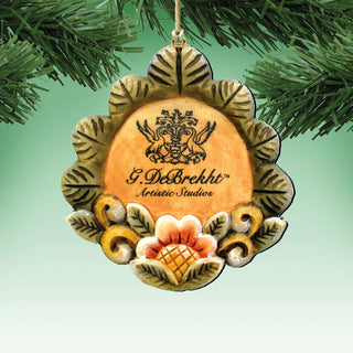 Flower Ornament Handcrafted Christmas Figurine - G. DeBrekht - Christmas Decor - 59099-22