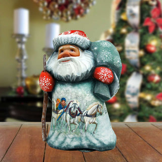 Dr. Zhivago Santa Hand-Painted WOODCARVED Masterpiece by G. DeBrekht - Christmas Decor - 2821704 *** PRE-ORDER - Handmade Just for You! ***