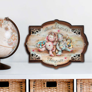 Best Friends Forever Easter Door Decor by Jamie Mills-Price - Easter Spring Decor - 8457606H