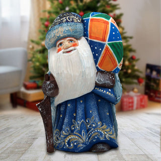 Sunshine Santa Hand-Painted WOODCARVED Masterpiece by G. DeBrekht - Christmas Decor - 821367 *** PRE-ORDER - Handmade Just for You! ***