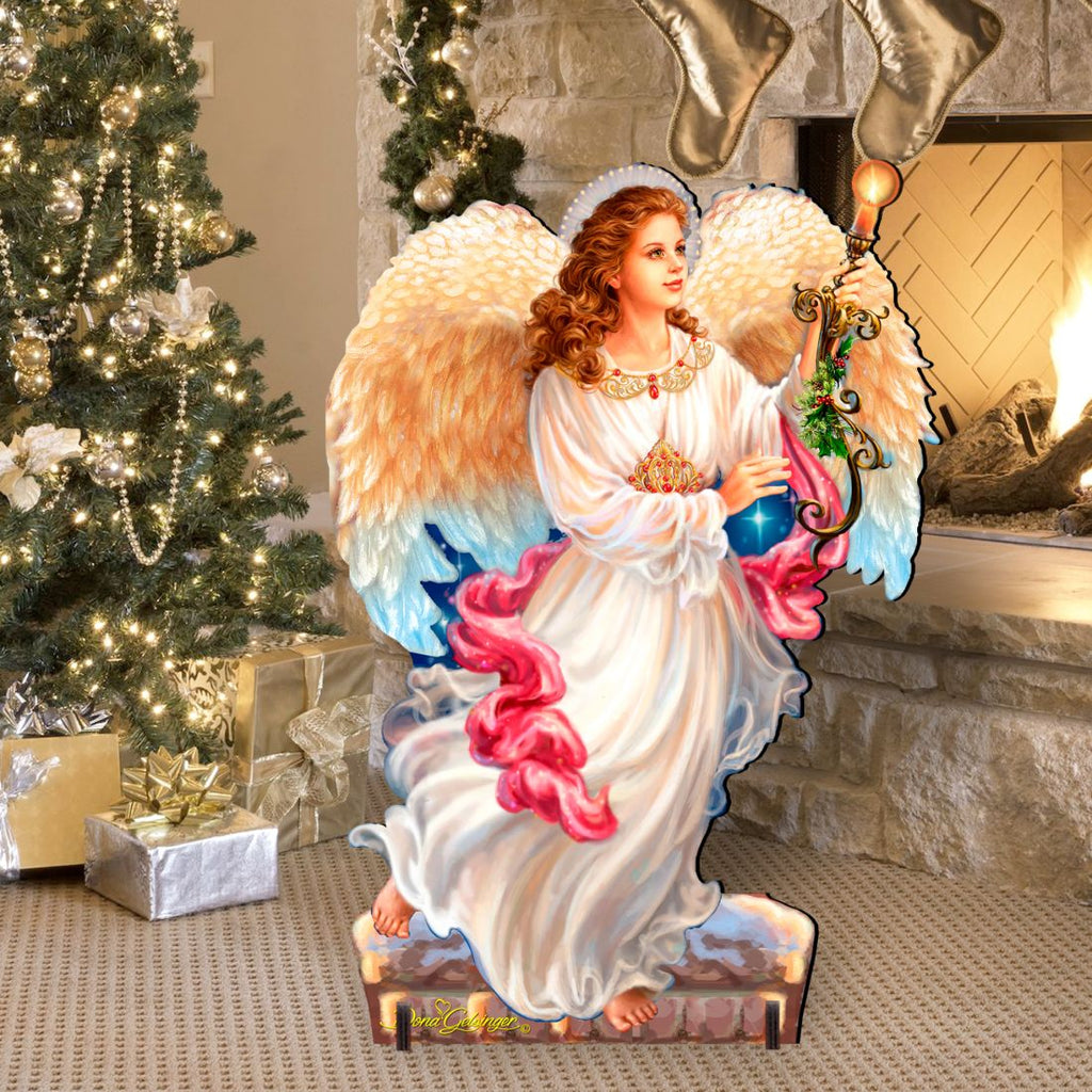 Angel of the Light Nativity Outdoor Decor by D. Gelsinger - Nativity Holiday Decor - 8461036F-1322