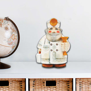 Doctor Santa Christmas Door Decor by G. DeBrekht - Christmas Santa Snowman Decor - 8151921H