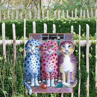 Board Meeting Holiday Door Decor by Laura Seeley - Pets Dog and Cats Decor - 8512051H