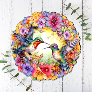 Hummingbirds Holiday Door Decor by G. Debrekht - Christmas Decor - 8652804H