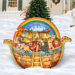 Noah's Ark Nativity Outdoor Decor by G. DeBrekht - Nativity Holiday Decor - 8114050F