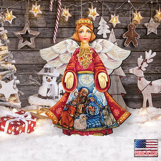 Nativity Angel Outdoor Decor by G. DeBrekht - Nativity Holiday Decor - 8152722F