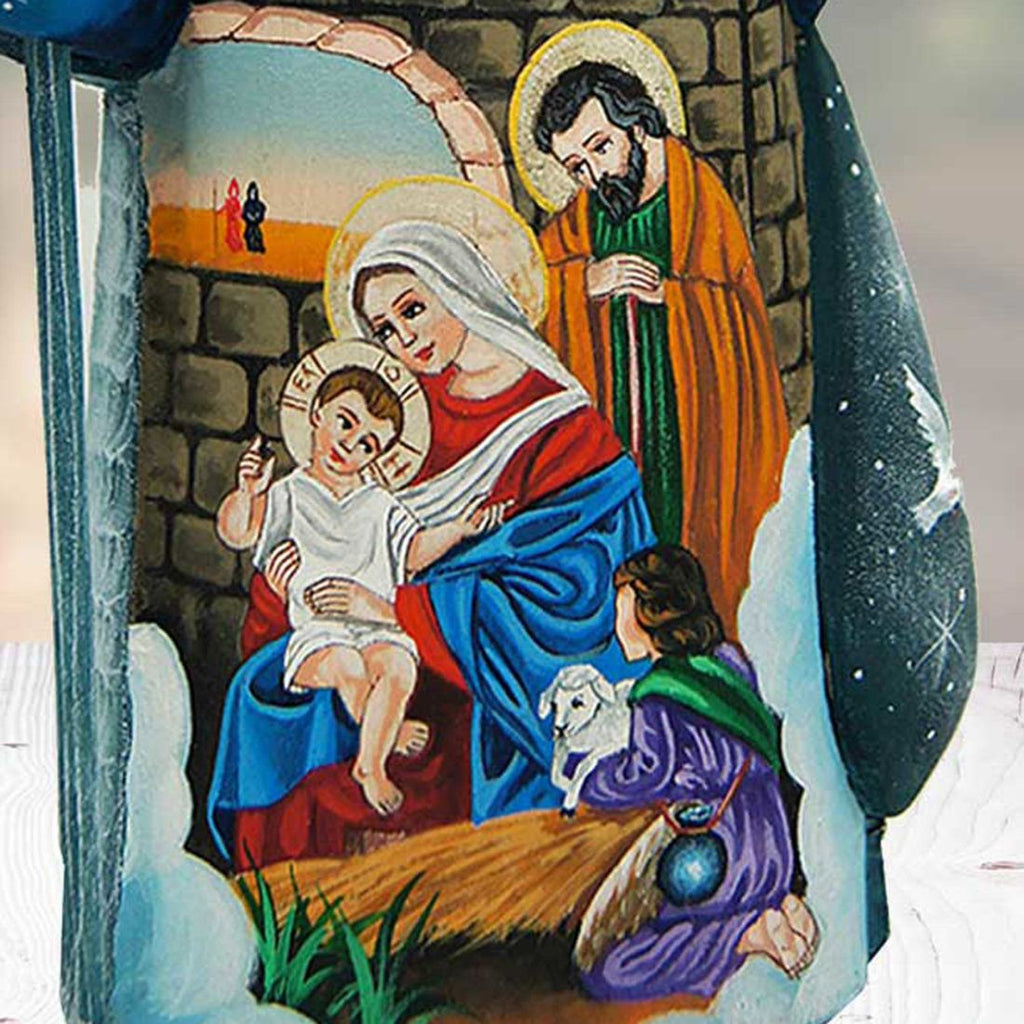 Story of Nativity Santa Hand-Painted WOODCARVED Masterpiece by G. DeBrekht - Nativity Holiday Decor - 821372  *** PRE-ORDER - Handmade Just for You! ***