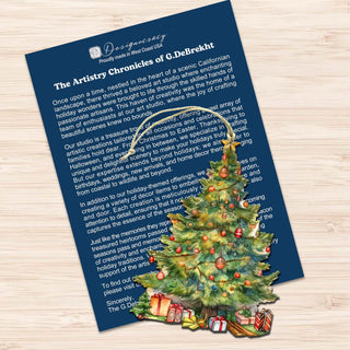 Christmas Tree Decorative Eco Wood Ornaments Set of 3 by G. Debrekht - Christmas Decor - 8091044-S3