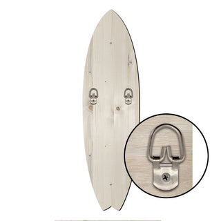 St. Michael Surfboard Coastal Door Art by G. DeBrekht - Coastal Sea-Life Decor - 8490105HS