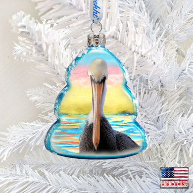 Glass Mercury Glass Ornament by G. DeBrekht - Coastal Holiday Decor - 776279