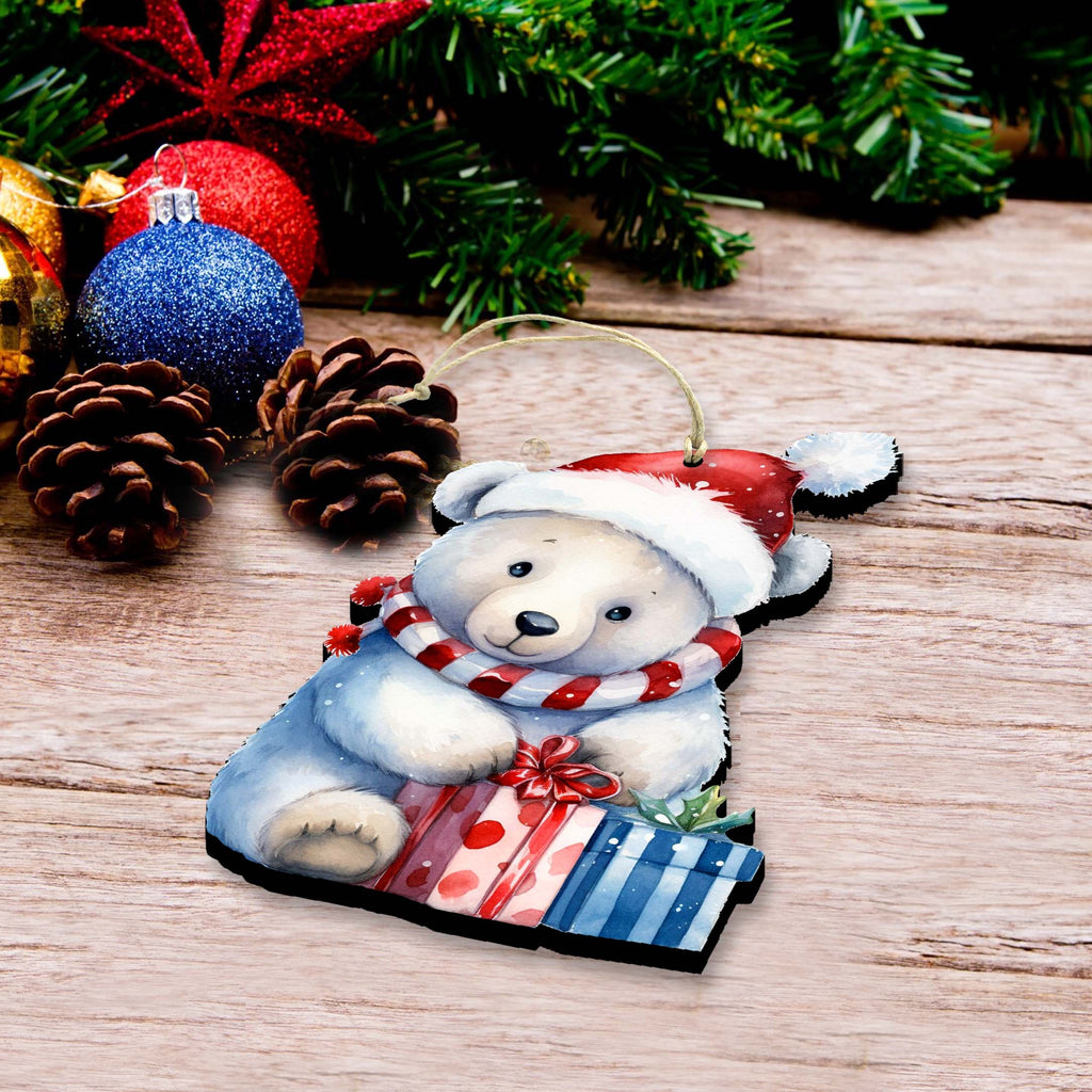 Teddy bear christmas ornaments online