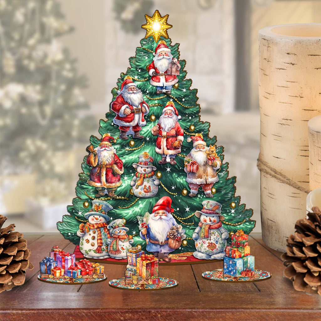 Santa Claus Christmas Tree Set by G.DeBrekht | Christmas Décor