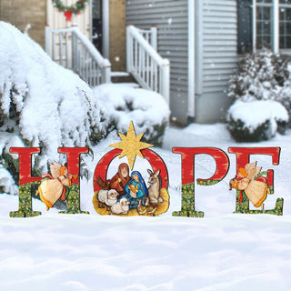 Hope Outdoor Nativity Set by G. DeBrekht - Nativity Holiday Decor - 8121461F-S4L
