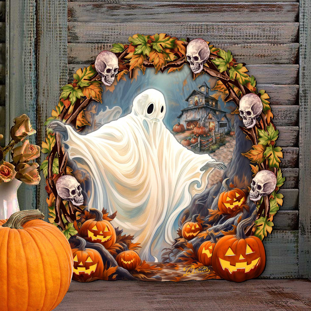 Halloween 2024 Ghost wreath