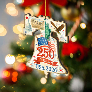 Patriotic 250th Anniversary Bell by G. DeBrekht - American Patriotic Decor – 8652842-1