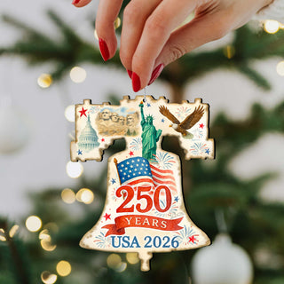 Patriotic 250th Anniversary Bell by G. DeBrekht - American Patriotic Decor – 8652842-1
