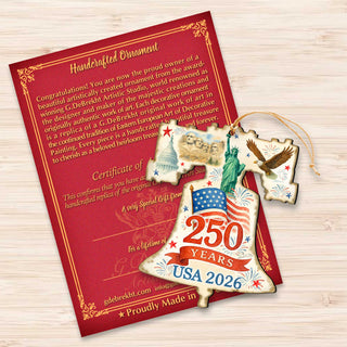 Patriotic 250th Anniversary Bell by G. DeBrekht - American Patriotic Decor – 8652842-1