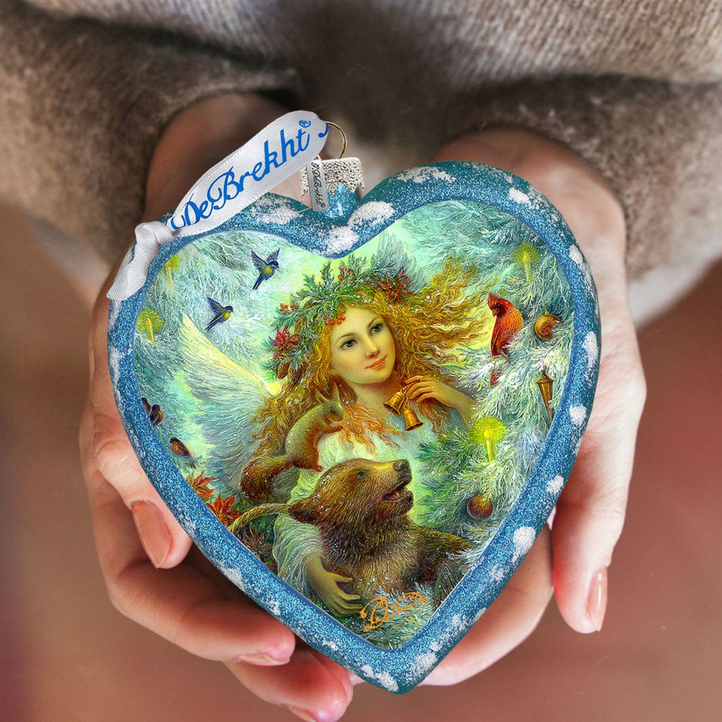 Christmas Bells Glass Ornament Limited Edition by Strelkina at G. DeBrekht - Christmas Decor - 738-082-ST