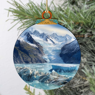Beauty of Alaskan Wild Wooden Ornaments by G.Debrekht - Wildlife Holiday Décor - 870058