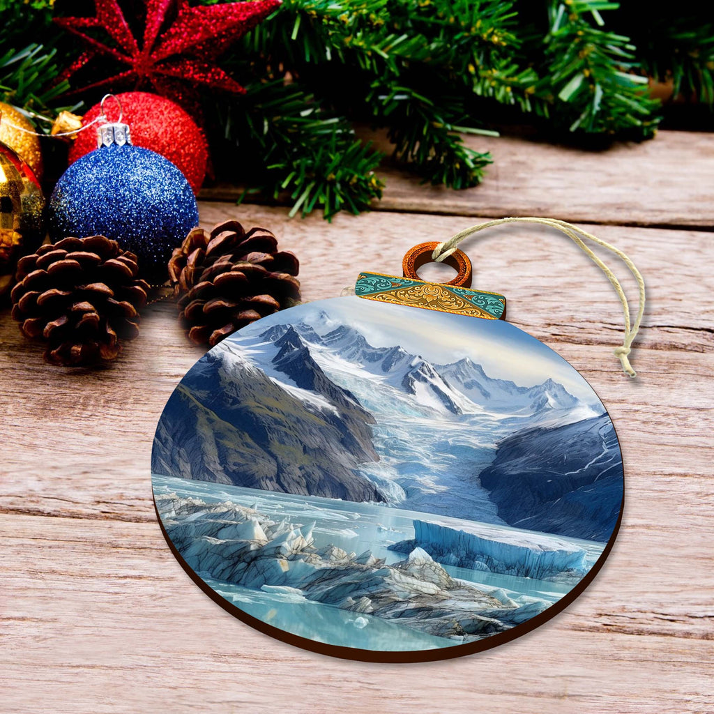 Beauty of Alaskan Wild Wooden Ornaments by G.Debrekht - Wildlife Holiday Décor - 870058