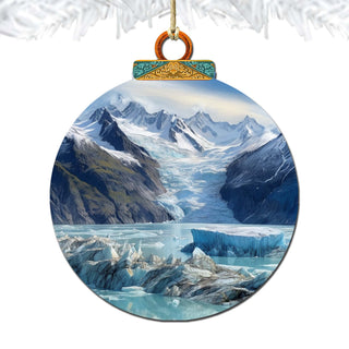 Beauty of Alaskan Wild Wooden Ornaments by G.Debrekht - Wildlife Holiday Décor - 870058