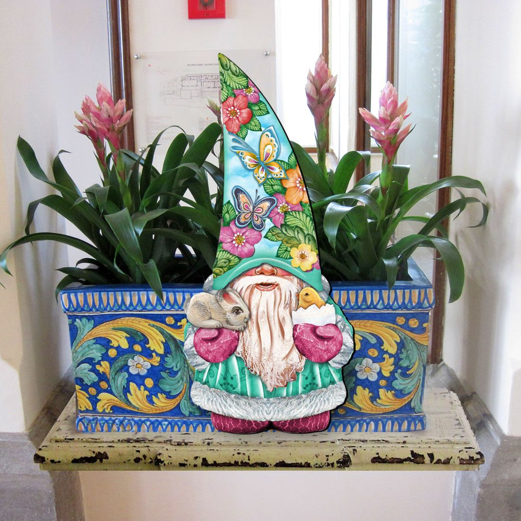 Spring Gnome Easter Door Decor by G. DeBrekht - Easter Spring Decor - 8611011H