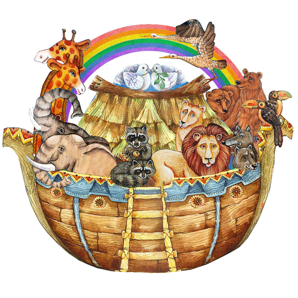 Noah's Ark Nativity Door Decor by G. DeBrekht - Nativity Holiday Decor - 8114050H