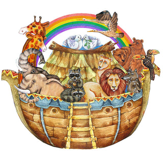 Noah's Ark Nativity Door Decor by G. DeBrekht - Nativity Holiday Decor - 8114050H