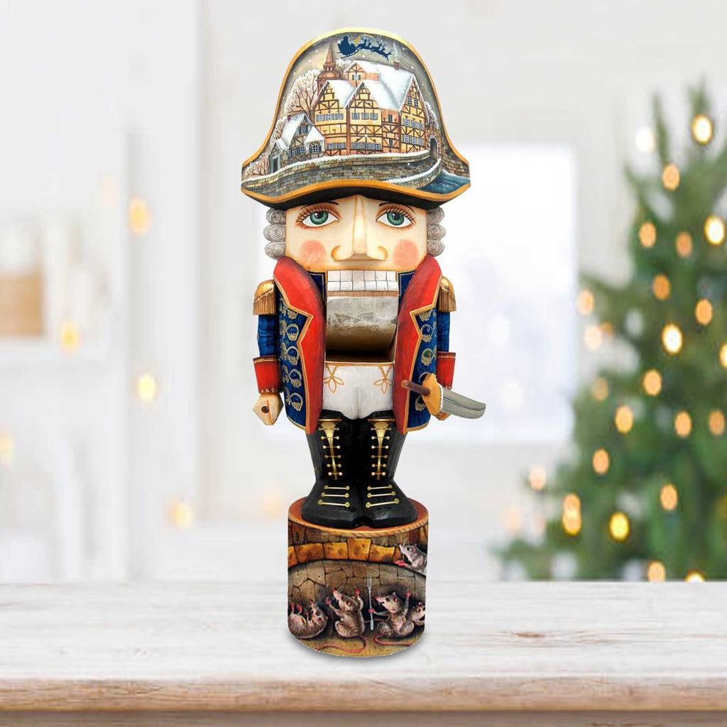 Nutcracker Soldier Medium Hand-Painted WOODCARVED Masterpiece by G. DeBrekht - Christmas Decor - 210011 *** PRE-ORDER - Handmade Just for You! ***