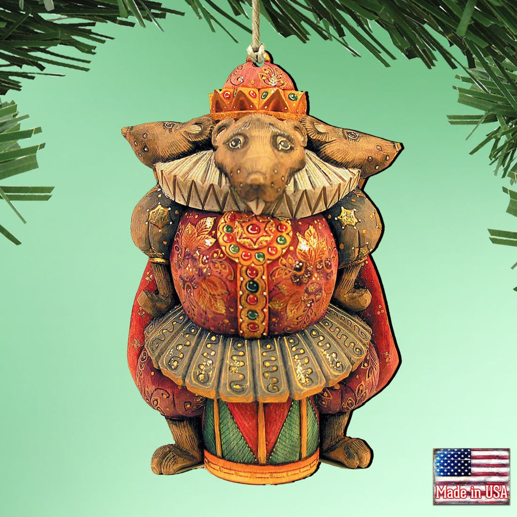 Jester Wooden Ornaments by G. DeBrekht - Thanksgiving Halloween Decor - 8153310